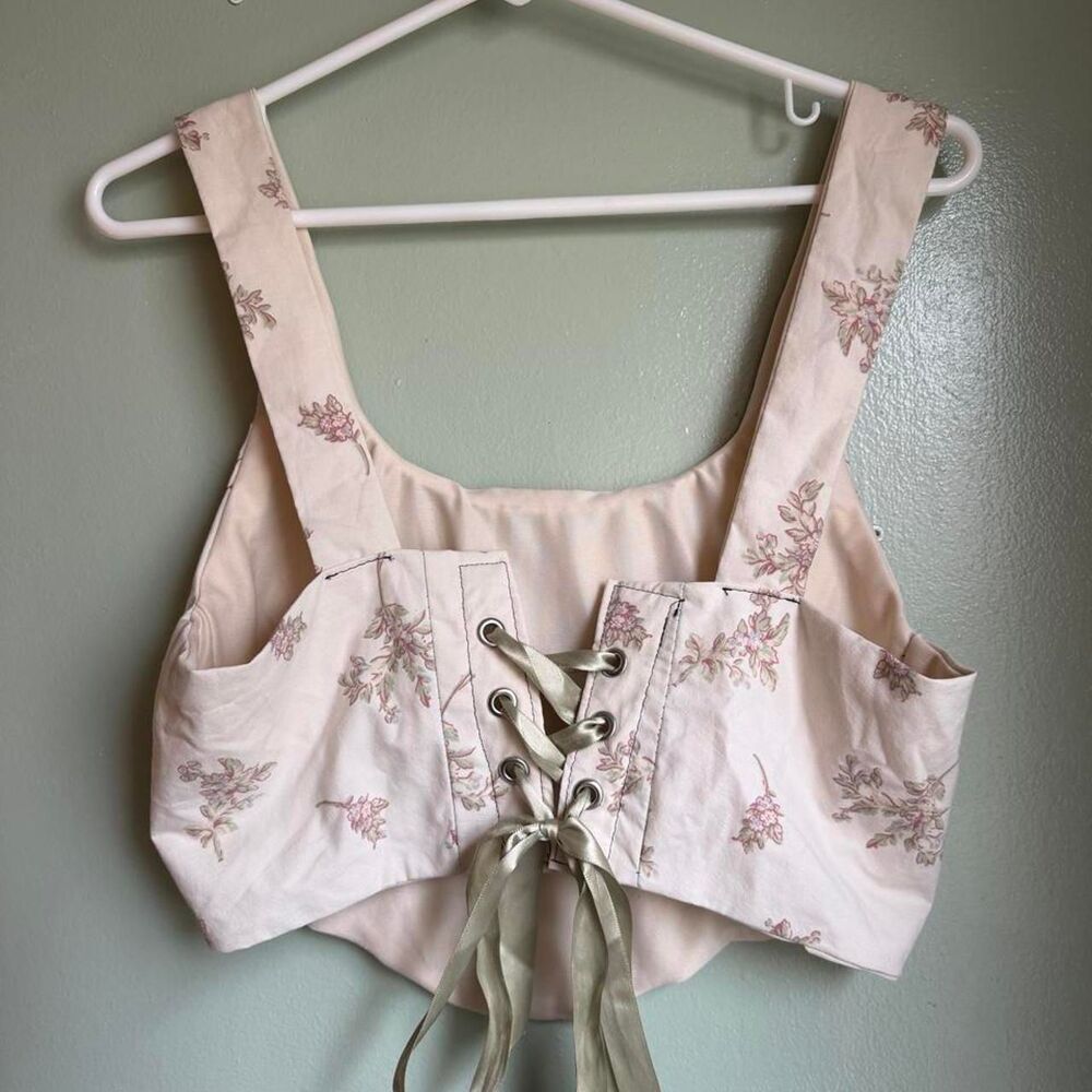 Unbranded Women's White and Cream Corset